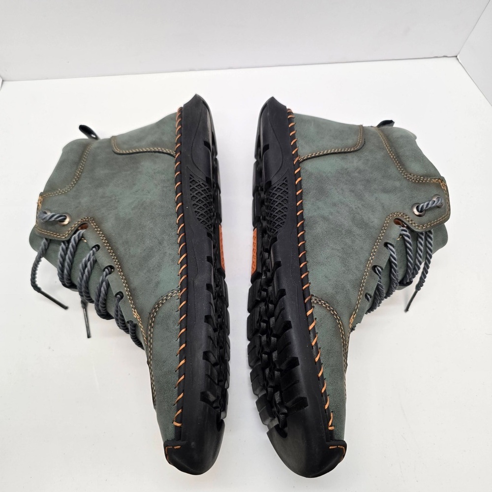 Salkin Hiking‎ Boots 2 Pair Lace-Up Brown and Green Men’s EU 45 - Picture 12 of 12